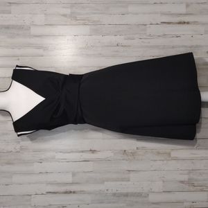 WHBM Black Sleeveless Cocktail Dress